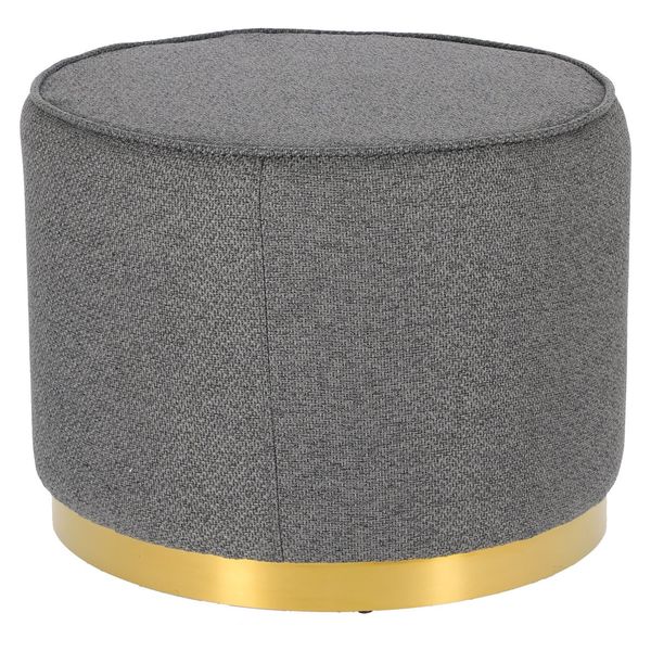 Pufa Kung XL ciemnoszara okrągła zdjęcie 1