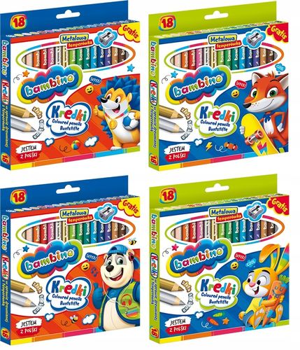 kredki bambino 18kol jumbo +temp 0348 a''8 na Arena.pl