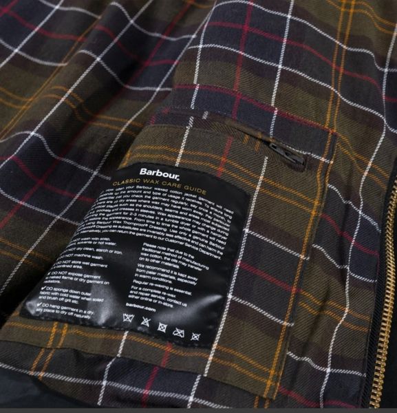 Kurtka Barbour Modified Dryfly Waxed Black L zdjęcie 2