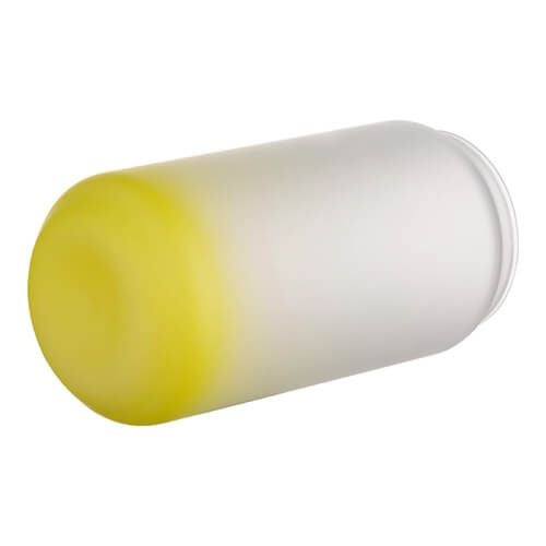 Szklanka 550 ml szroniona do sublimacji - limonkowy gradient zdjęcie 2