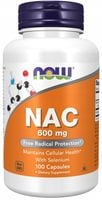 NOW FOODS NAC 600 MG 100vk N-ACETYL L-CYSTEINE USA