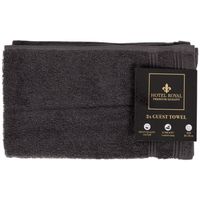 Ręcznik dla gości mały bawełniany 550 g/m2 30x50 cm antracytowy - 2 szt.
