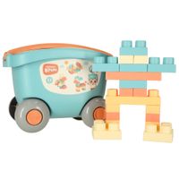 DLA DZIECI WÓZEK Z KLOCKAMI TACZKA AKCESORIA