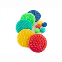 dyski sensoryczne - gra pamięciowo dotykowa MAŁPISZON