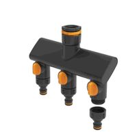 Rozdzielacz potrójny wody On/Off Comfort 1070578 Fiskars do kranu ogrodowego