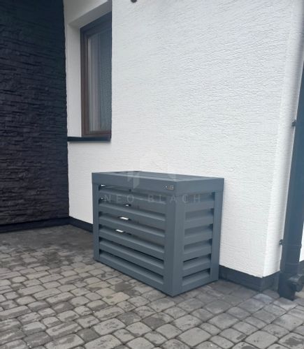 Osłona klimatyzatora - pompy ciepła 85x45x70 cm antracyt NB256 na Arena.pl
