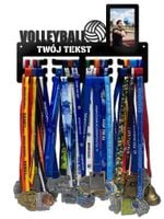 Wieszak na medale z ramką na zdjęcie VOLLEYBALL twoje imię 358.1