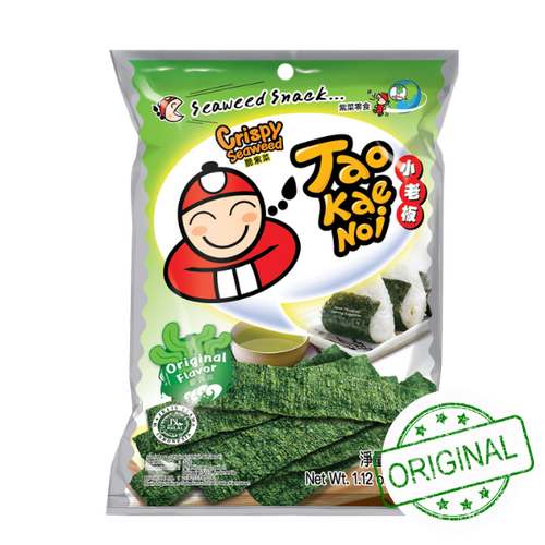 Tao Kae Noi chipsy przekąska z nori Crispy Seaweed Original tajskie 32g na Arena.pl
