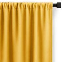 Zasłona gotowa CARLI na taśmie gładka 140x270 musztardowa Restilo