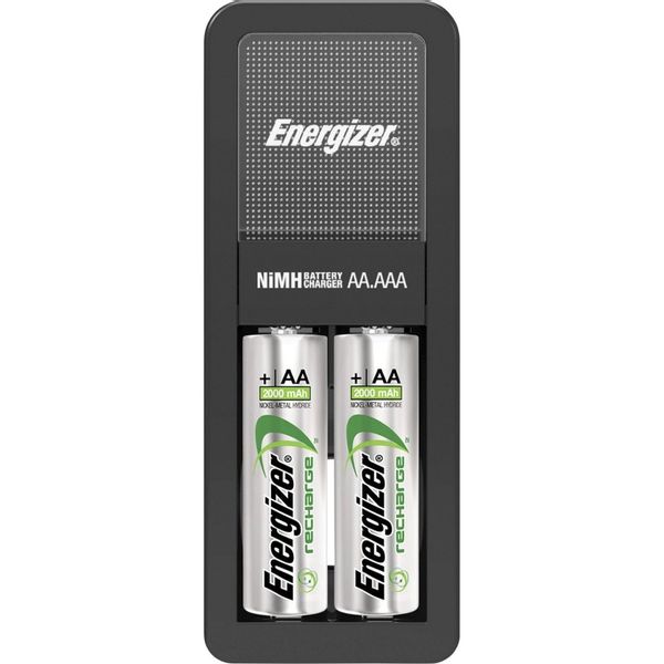 Ładowarka ENERGIZER Mini Baterii AAA R3 AA R6 + 2x Akumulatorki AA 2000mAh zdjęcie 3