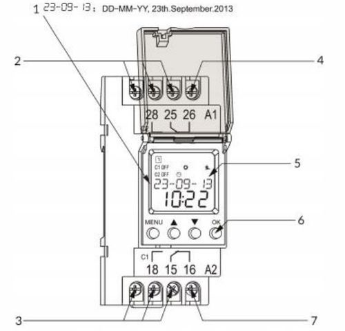 Elektroniczny programator czasowy 100 programów 1 wyjście 16A/230V ORNO na Arena.pl