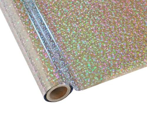 Folia do hot stampingu z wzorem - Cubism Silver zdjęcie 1