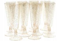 Plastikowe kieliszki złote wielorazowe 10 święta catering ślub piknik HIT