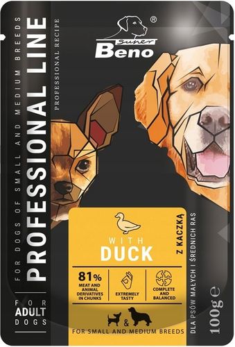 Super Beno Mokra karma Saszetki dla psa 24x100g MIX SMAKÓW na Arena.pl