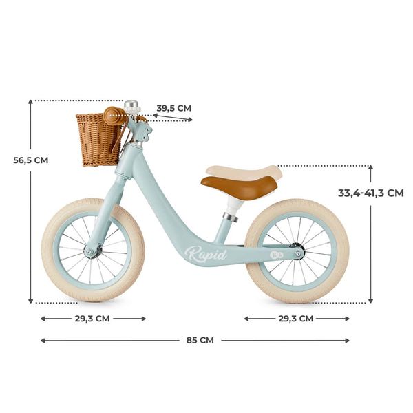 KINDERKRAFT Rowerek biegowy RAPID 2 Blue Breeze zdjęcie 3