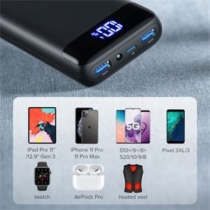 INIU kompaktowy powerbank 20000mAh Dual 3A USB-C do telefonu komórkowego zdjęcie 6