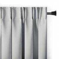 RESTILO Zasłona 90% zaciemnieniająca 140x270 blackout j.szary taśma wave