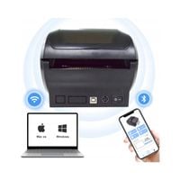 Drukarka termiczna etykiet kurierskich samoprzylepnych WiFi Bluetooth USB