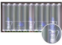 ZAZDROSTKA ZAZDROSKA firana kuchenn LAWENDA prowansja dzban 100x70 obszycie