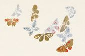 Plakat 30x20cm Butterfly 20, Sekka Japoński Vintage do Salonu
