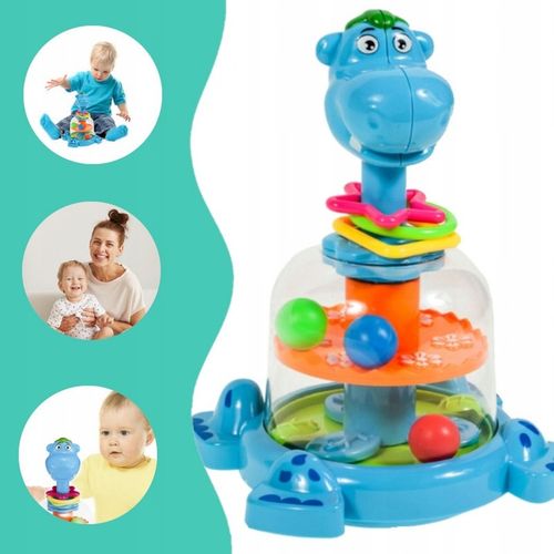 BĄCZEK INTERAKTYWNY SPINNER HIPCIO KARUZELKA Z KULECZKAMI DZIECI NA ROCZEK na Arena.pl