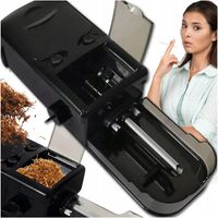 METALOWA Elektryczna Maszynka do Nabijania Papierosów Nabijarka Tytoniu 8mm