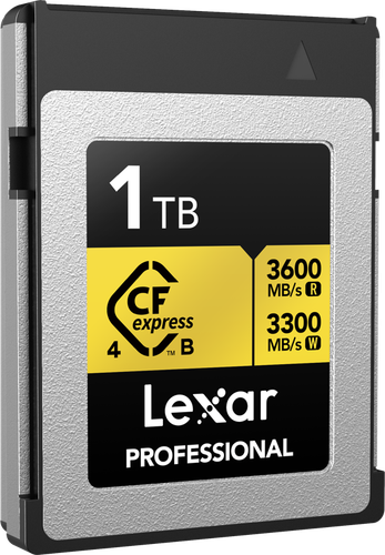 Karta Lexar CFexpress 4.0 Pro Gold R3600/W3300 1TB na Arena.pl