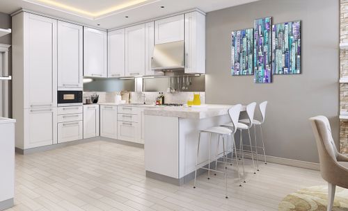 Obraz Na Płótnie - Drapacze Chmur - 95X80 Cm - Cb95X80-3857 na Arena.pl