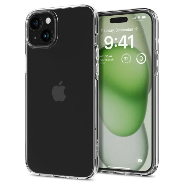 Etui Spigen Liquid Crystal na iPhone 15 Plus - przezroczyste zdjęcie 1