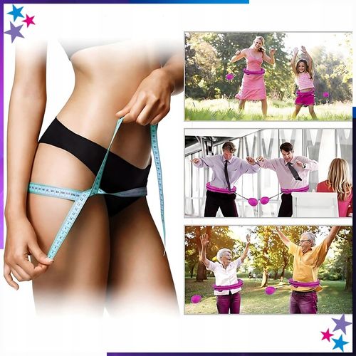 HULA HOP ODCHUDZAJĄCE z Obciążeniem Obciążnikiem Smart z Wypustkami HULAHOP na Arena.pl