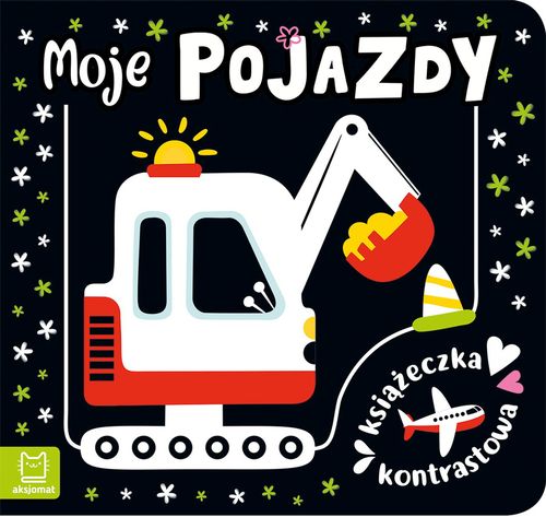 Książeczka kontrastowa „Moje pojazdy” - Agnieszka Bator na Arena.pl