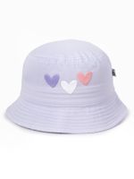 Czapka letnia kapelusz dziewczęcy serduszka 46-50 YOCLUB