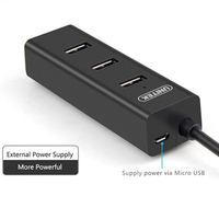 Unitek Y-3089 HUB USB 3.0 4 porty, aktywny, ładowanie