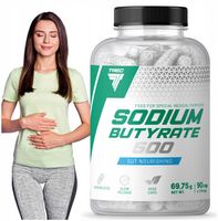TREC MAŚLAN SODU SODIUM BUTYRATE 500mg NA TRAWIENIE IBS KWAS MASŁOWY 90 kap