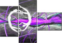 100CM 80 OBRAZ 3 ELEM POSTACIE TAŃCU ŚCIENNY