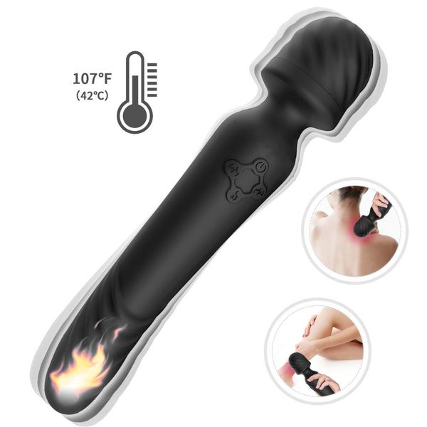 Masażer Łechtaczki Podgrzewany Wibrator 22Cm 9Tryb zdjęcie 2