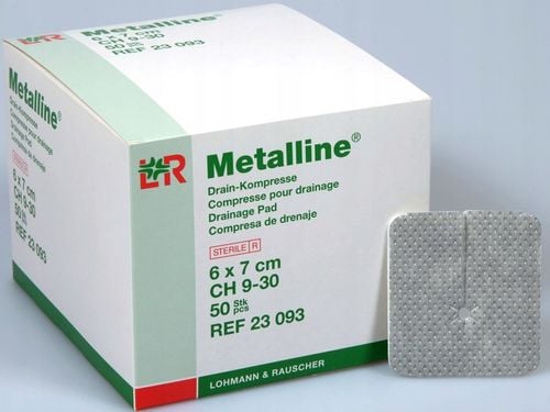 L&R Metalline kompres do drenażu 6x7cm 50szt. na Arena.pl