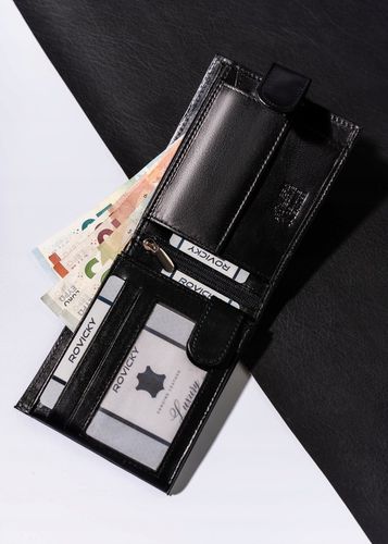 Elegancki portfel męski skórzany zapinany w pudełku na prezent Always Wild na Arena.pl