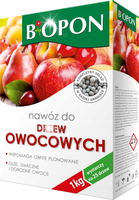 NAWÓZ NA DRZEWA DRZEWKA OWOCOWE GRANULAT PREPARAT BIOPON 1KG SOCZYSTE OWOCE