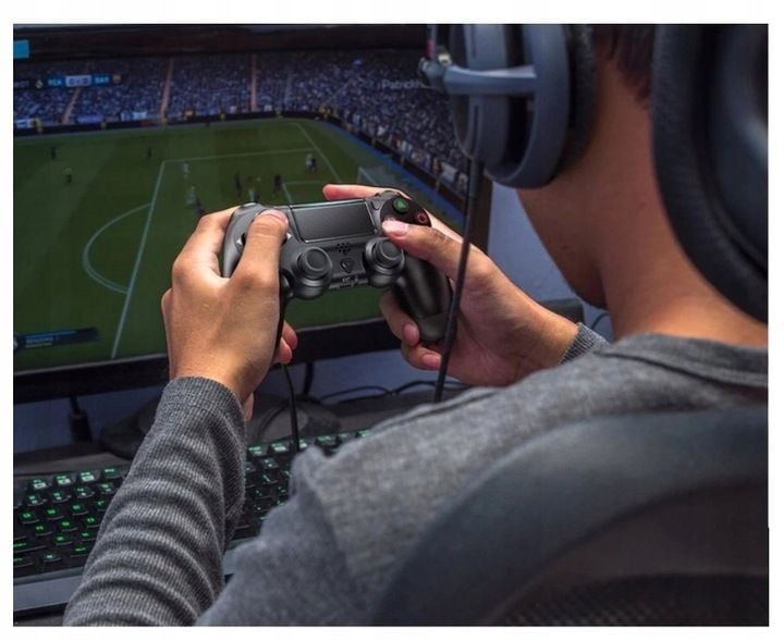 KONTROLER DO PS4 PAD DOUBLESCHOCK WIBRACJE CZARNY DUALSHOCK zdjęcie 6