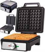 GOFROWNICA XXL 2 GOFRY Z REGULACJĄ TEMPERATURY PUSZYSTE CHRUPIĄCE