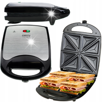 Opiekacz do Kanapek XXL 4 Kanapki Sandwich Tosty Grzanki MOC 1100W CAMRY
