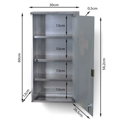 Apteczka XL, 30 x 60 x 12 cm na Arena.pl