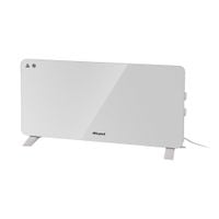 GRZEJNIK ELEKTRYCZNY 2000W KONWEKTOR SZKLANY TERMOSTAT BIAŁY PRZENOŚNY