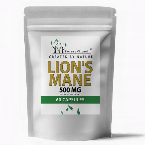 Soplówka Jeżowata 500mg 60kap LION'S MANE PAMIĘĆ MÓZG KONCENTRACJA na Arena.pl