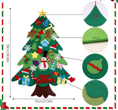 Choinka FILC RZEPY Święta dzieci + LED 100 cm na Arena.pl