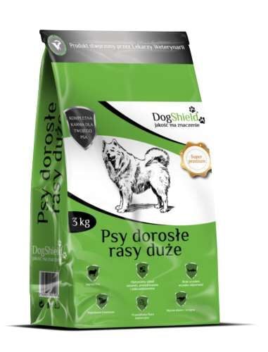 Dogshield psy dorosłe duże rasy 3kg na Arena.pl
