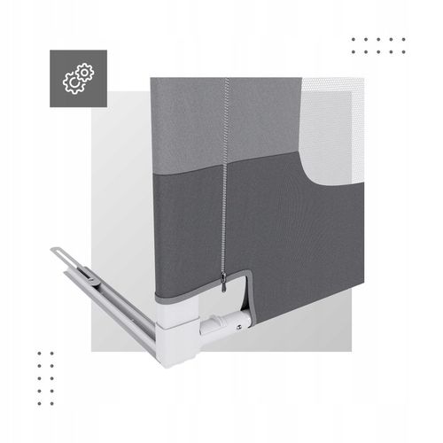 Barierka do łózka ochronna TULANO bramka zabezpieczająca składana na Arena.pl