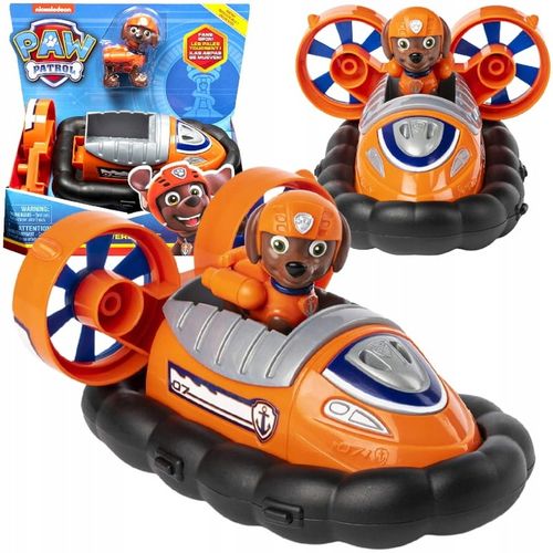 PSI PATROL FIGURKA ZUMA + POJAZD PODUSZKOWIEC STRÓJ RUCHOME KOŁA ŚMIGŁA na Arena.pl