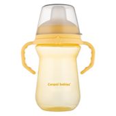 CANPOL Kubek z miękkim ustnikiem FirstCup 250ml żółty
